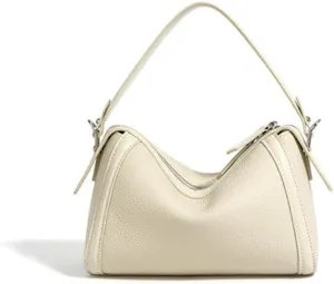 Women's Genuine Leather Pillow Bag Shoulder Crossbody Underarm Bag Handbag Versatile Chic Stylish Hobo Vintage Pendant