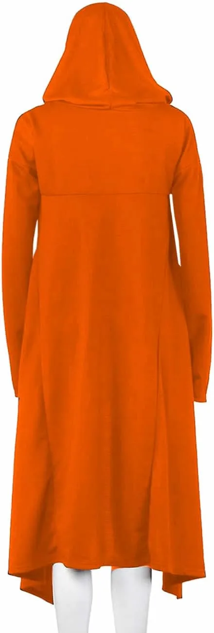 Women's I Small Children Letters Festival Tunic High Collar Long Sleeve Pullover Irregular Hoodies