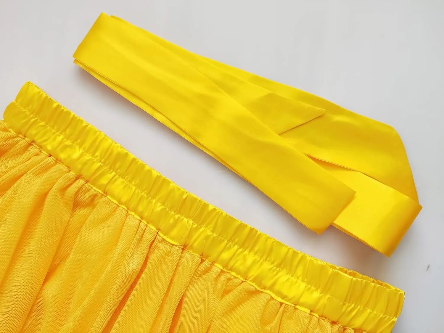 Women's Knee Length Tulle Skirts Layered Prom Party Midi Tutu Skirt
