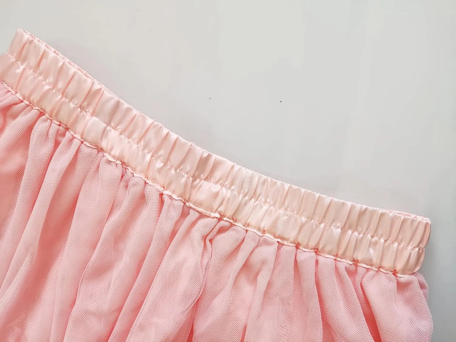 Women's Knee Length Tulle Skirts Layered Prom Party Midi Tutu Skirt