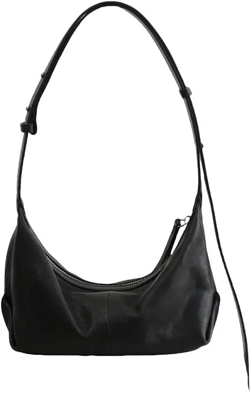Women's Leather Handbag Shoulder Crossbody Armpit Bag Dumpling Pillow Bag Clutch Purse Hobo Versatile Stylish Chic