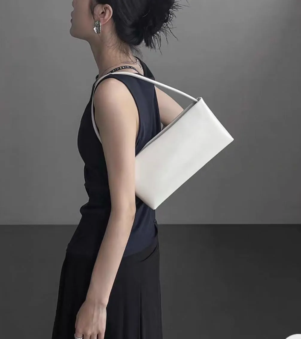 Women's Leather Small Retro Shoulder Crossbody Armpit Bag Handbag Clutch Hobo Pillow Bag Versatile Chic Stylish Casual