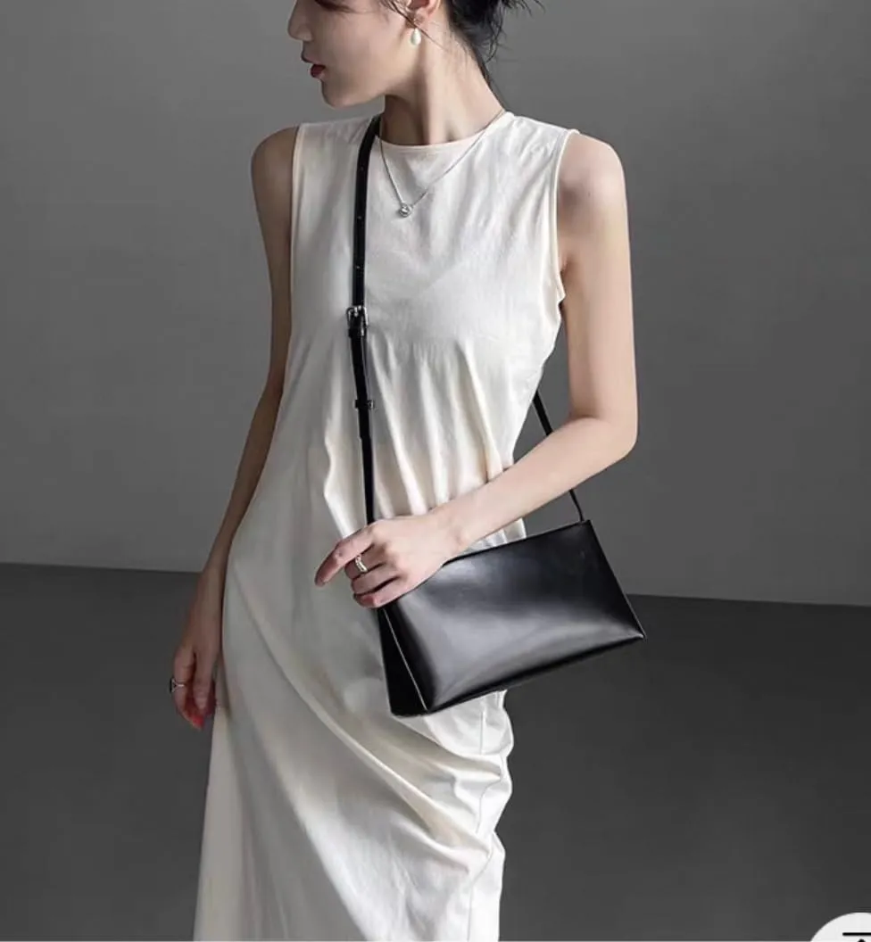 Women's Leather Small Retro Shoulder Crossbody Armpit Bag Handbag Clutch Hobo Pillow Bag Versatile Chic Stylish Casual