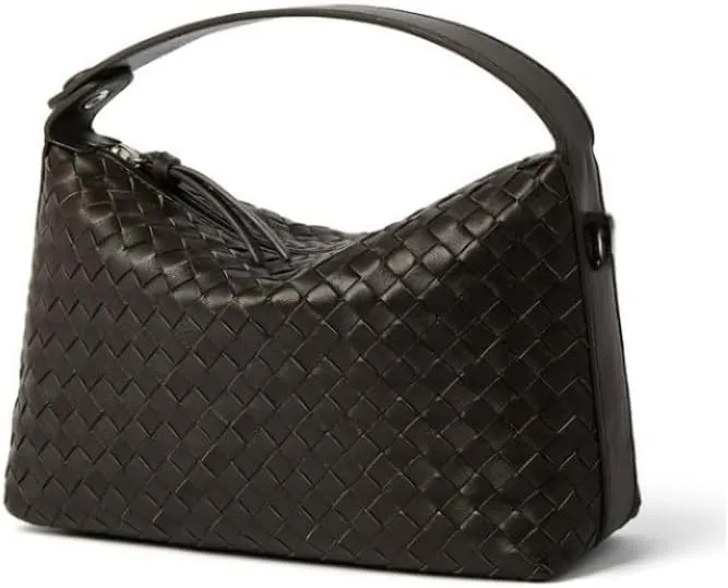 Women's Minority Cowhide Diamond Pattern Handbag Shoulder Crossbody Underarm Bag Pillow Dumpling Bag Versatile Clutch Chic