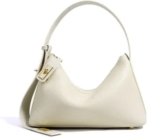 Women's Togo Cowhide Handbag Shoulder Bag Underarm Leather Pillow Bag Zipper Chic Stylish Versatile Elegant Luxury