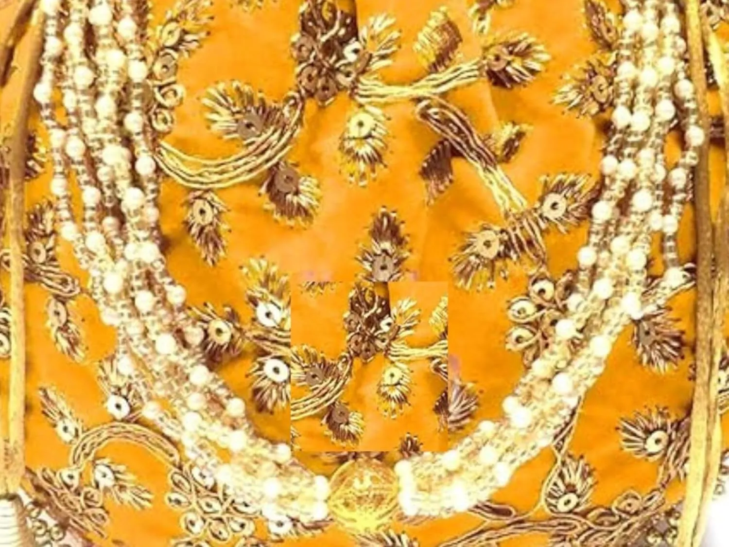 Women's Velvet Embroidered Potli Bag Purse Pouch Drawstring Bag Golden Work Wedding Gift for Women