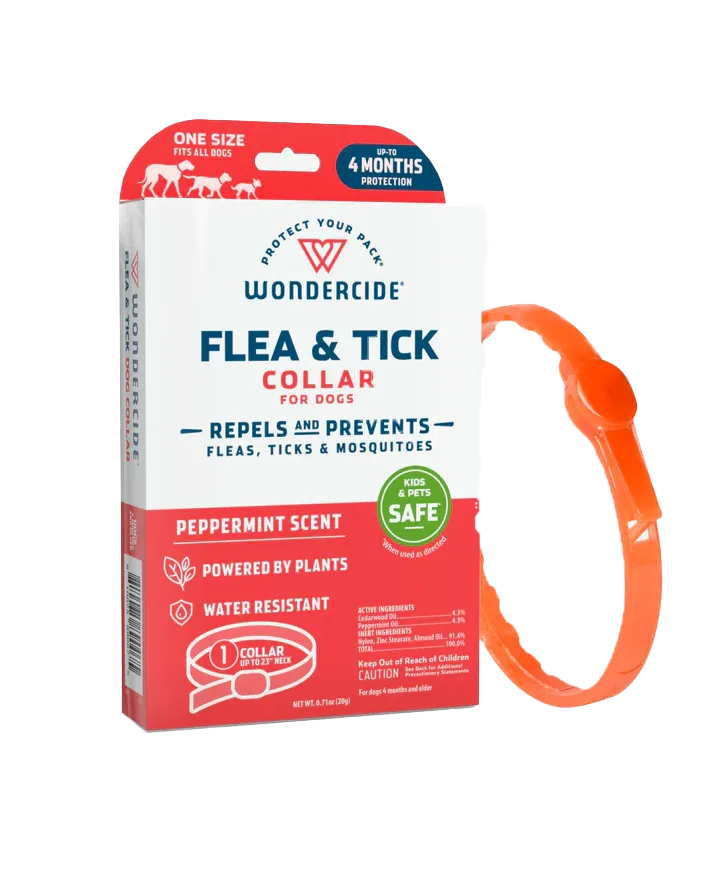 Wondercide Flea & Tick Collar for Dogs  with Natural Essential Oils