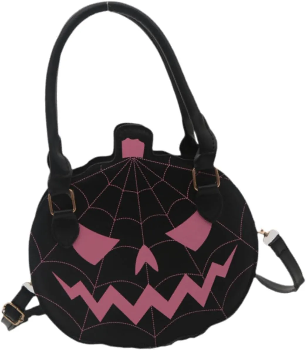 Yiju Pumpkin Crossbody Bag for Women Satchel with Adjustable Strap Top Handle Bag