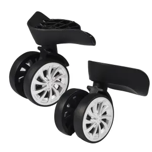 YUYTE Universal Luggage Wheel, 2 Inch Nylon Suitcase Wheel, Easy DIY Replacement, Plate Mount, 1 Count