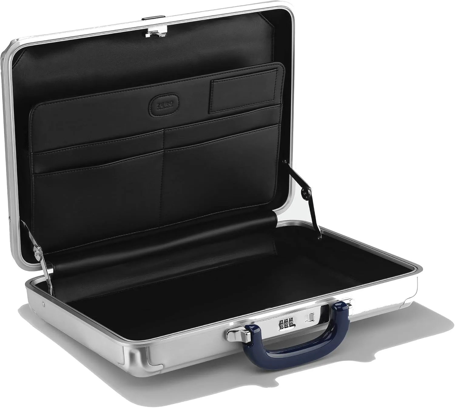 ZERO Halliburton Pursuit Aluminum Hardside Attach (Silver, Medium Attach)